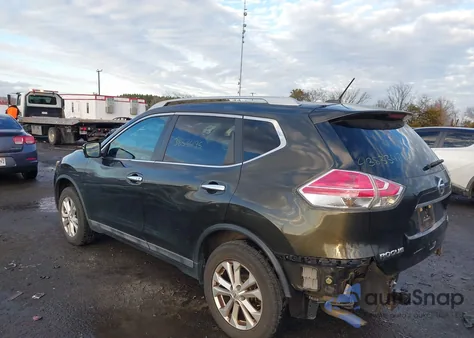 2015 Nissan Rogue Sv из США, поврежденный, VIN 5N1AT2MV4FC813048